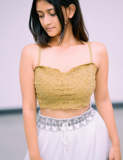Cut Work Crop Top